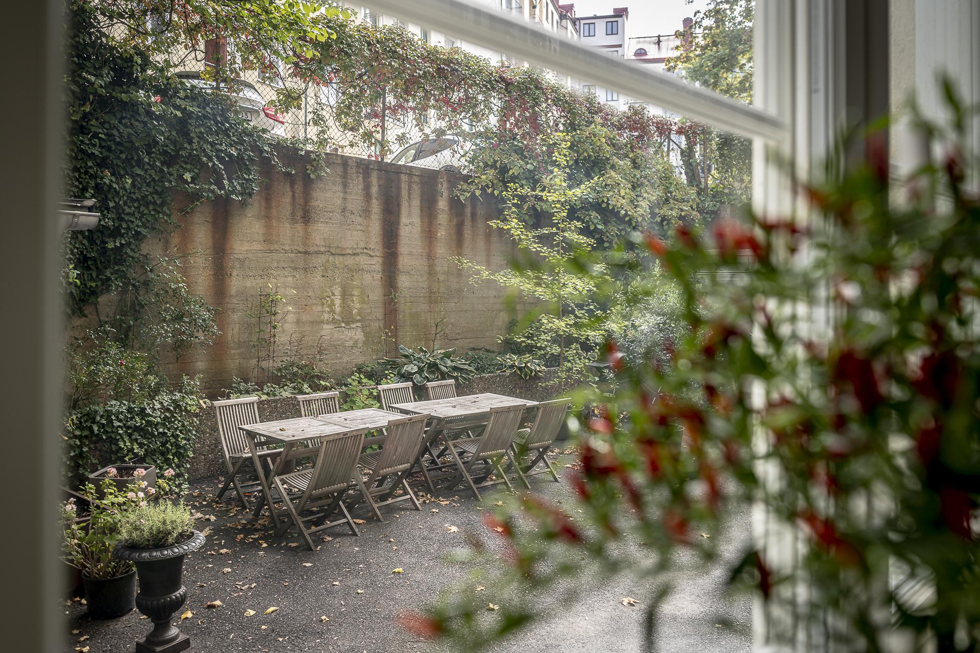 Mysig gemensam innergård