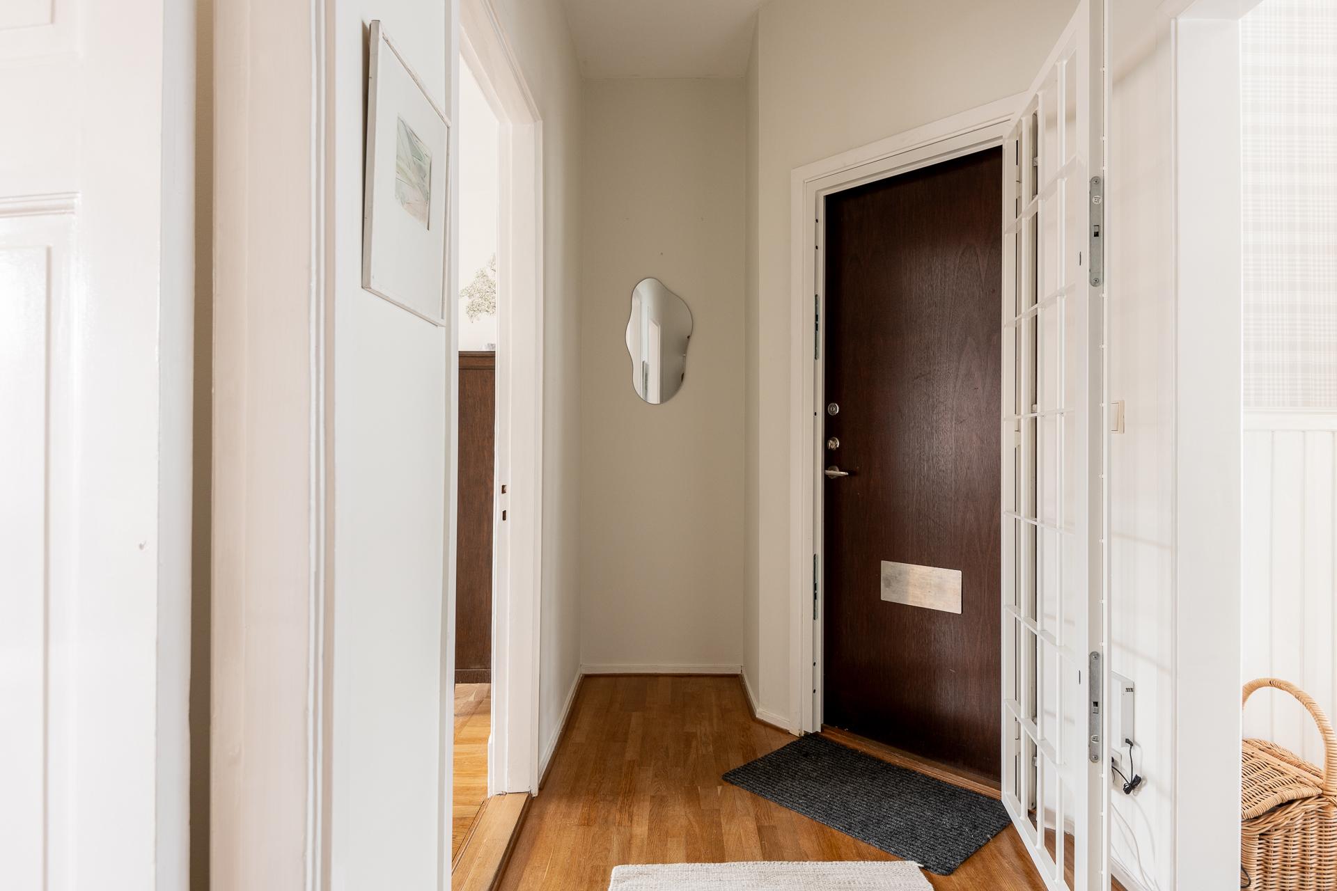 Säkerhetsgrind finns monterad