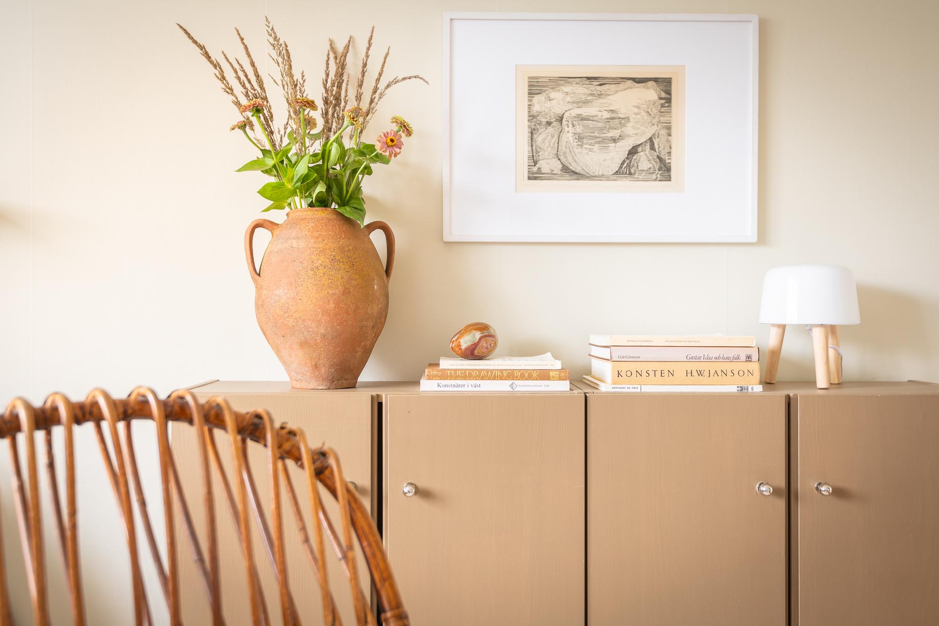 Väggarna är nymålade