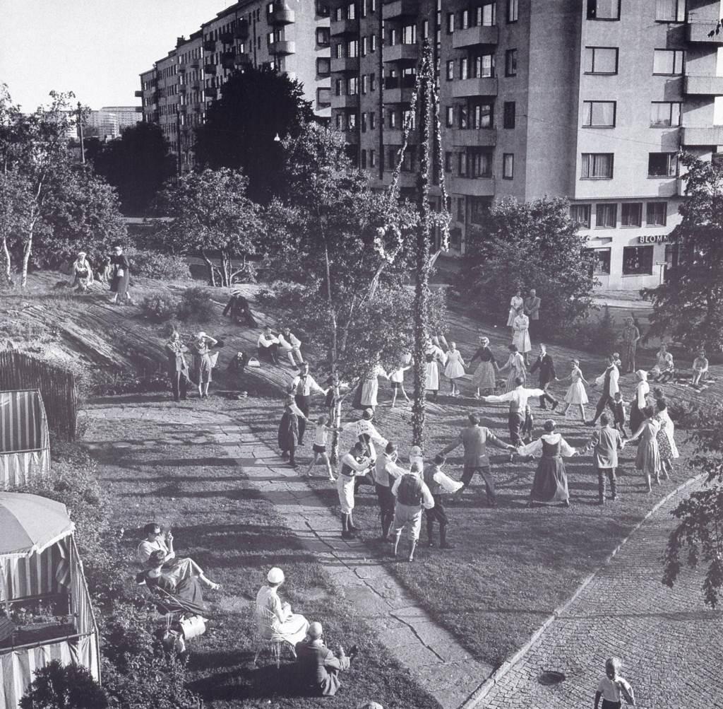  Midsommarfirande i folkhemsidyllen, 1960-tal