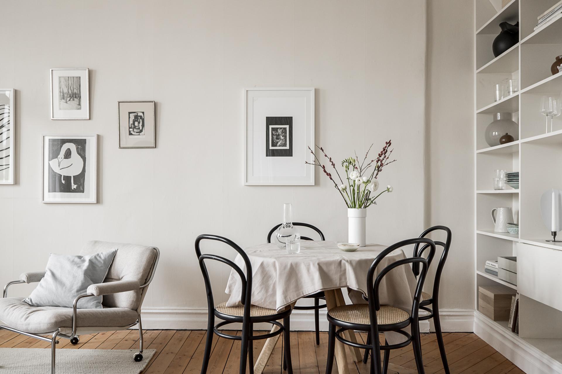 Matsalsbordet har sin givna plats