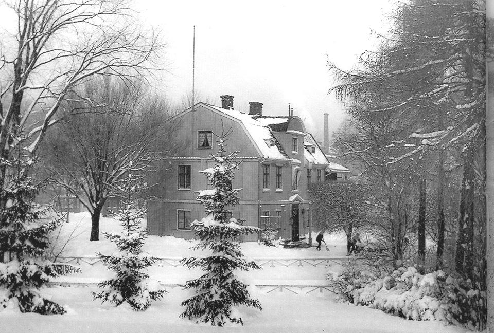 Olivedals herrgård i vinterskrud