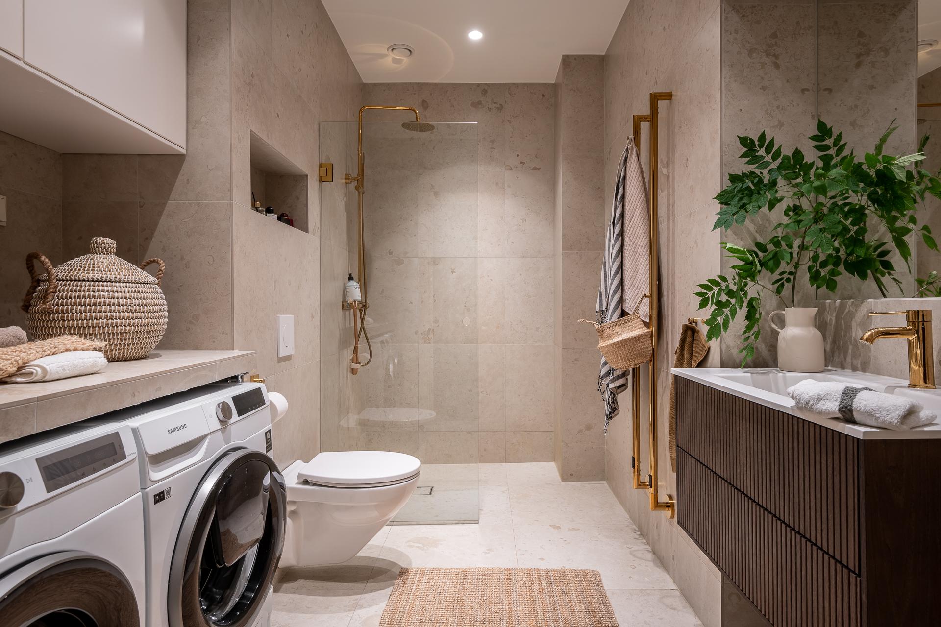 Lyxigt och påkostat badrum