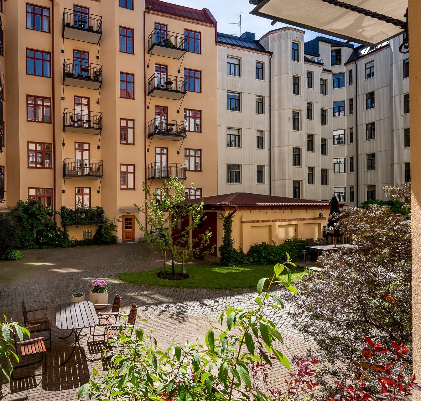 En av Linnés mysigaste innergårdar