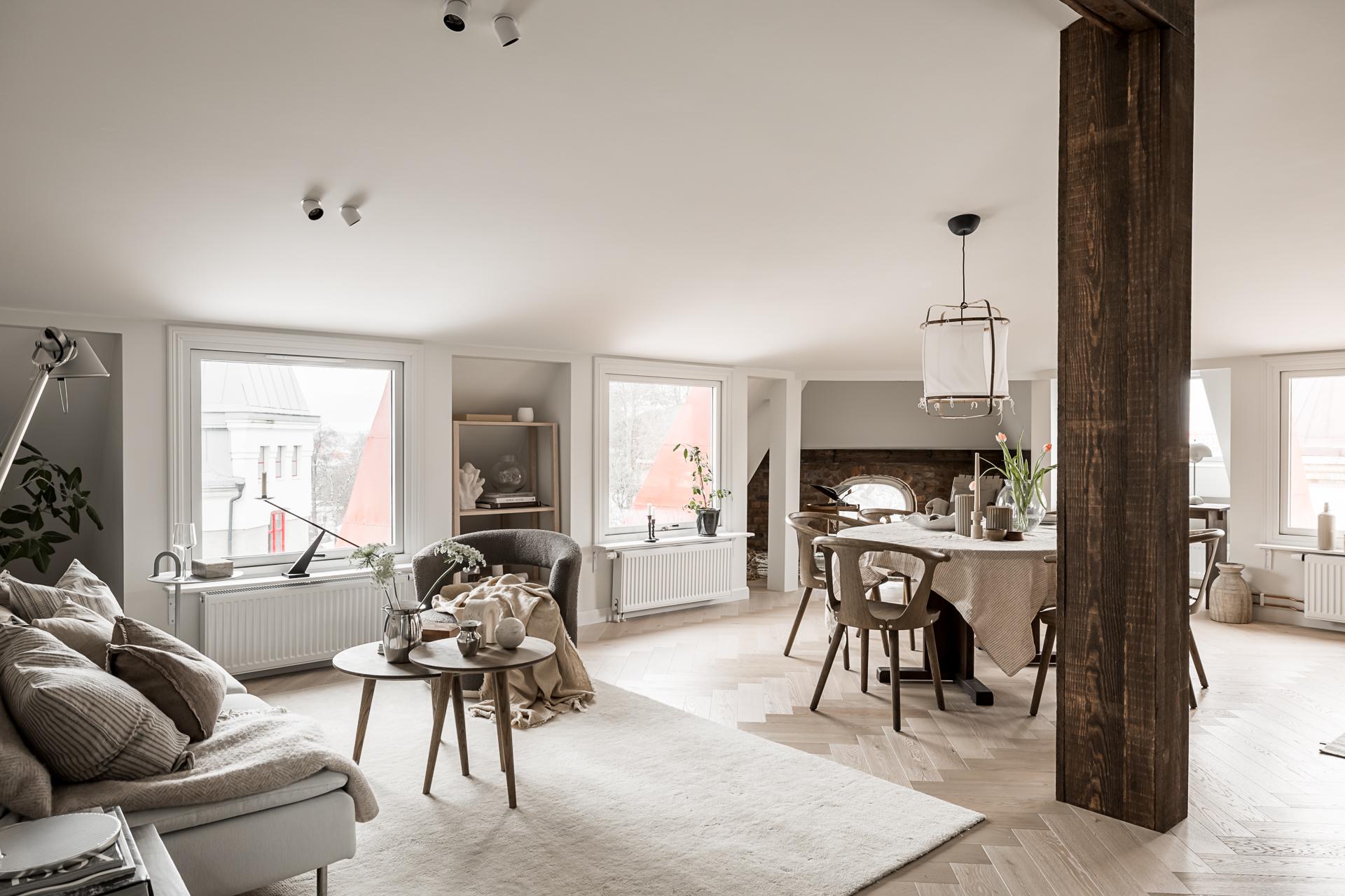 Öppen social planlösning