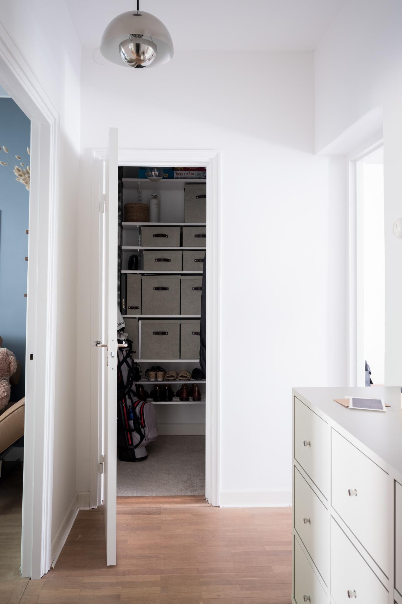 Perfekt klädkammare.