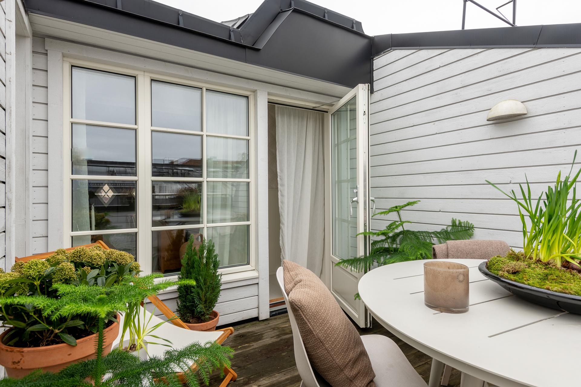 Monterad utebelysning