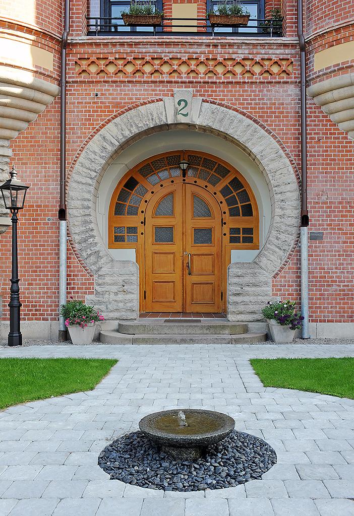 Den karaktäristiska nyckelhålsporten