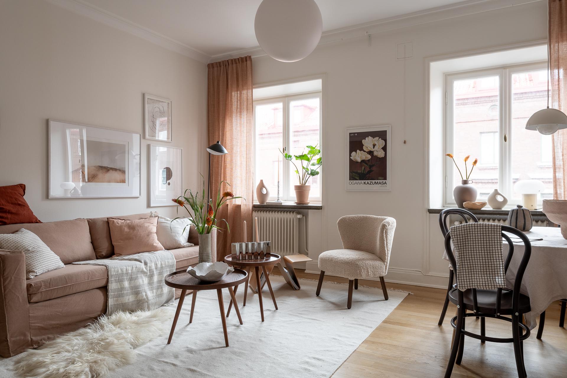 Högt läge i huset på våning fem