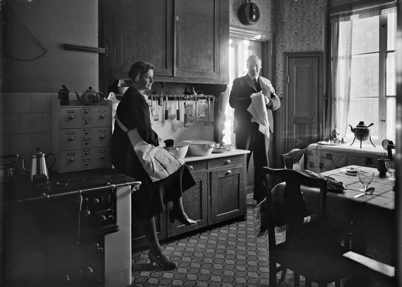 Såhär kan man tänka sig att det såg ut för ca 90 år sedan