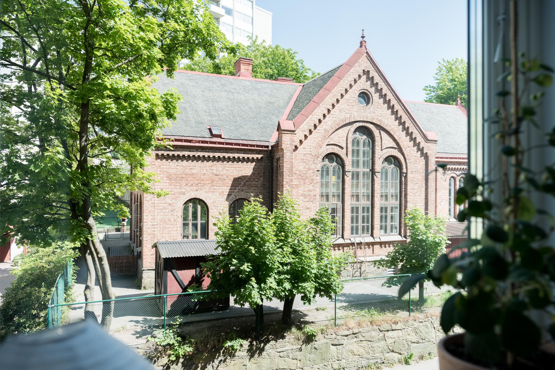 Svårslagen vy från sovrummen.