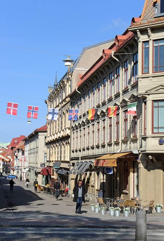 Fina hus så långt ögat når