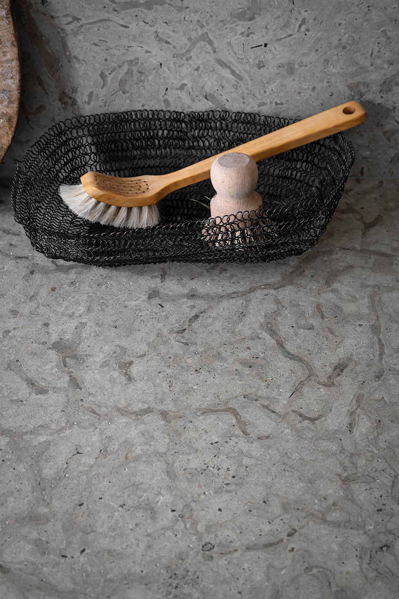 Snygg bänkskiva av kalksten