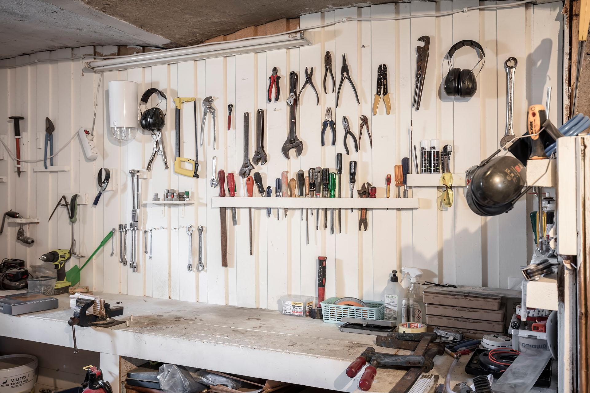 Föreningens snickarrum