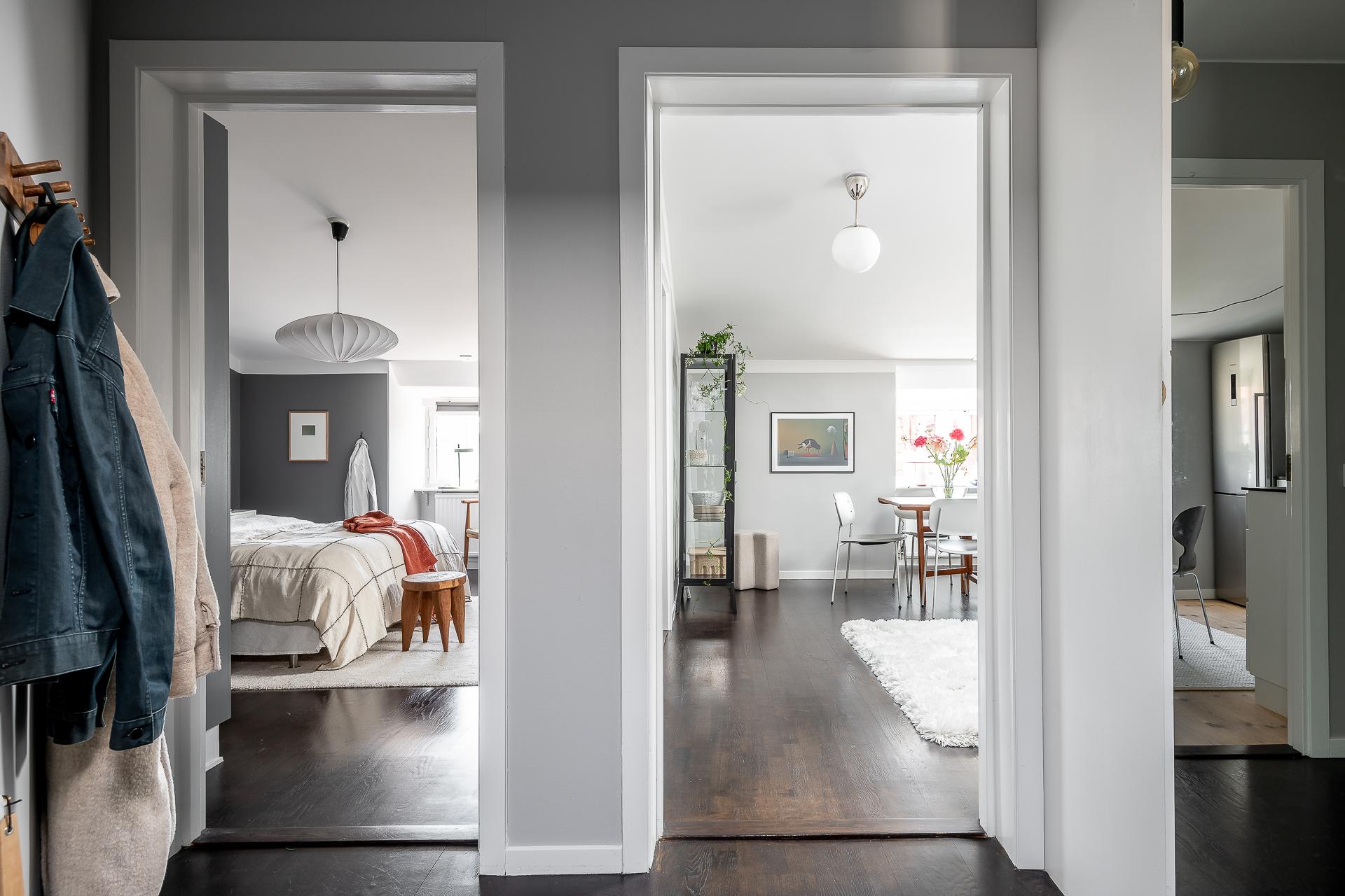 Genomgående och "runtgående" planlösning