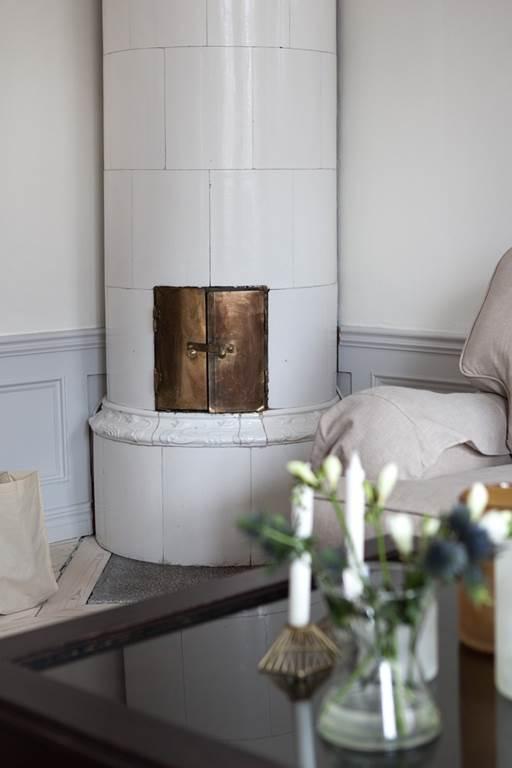 Lågupplöst Höga paneler och fantastisk kolonnugn