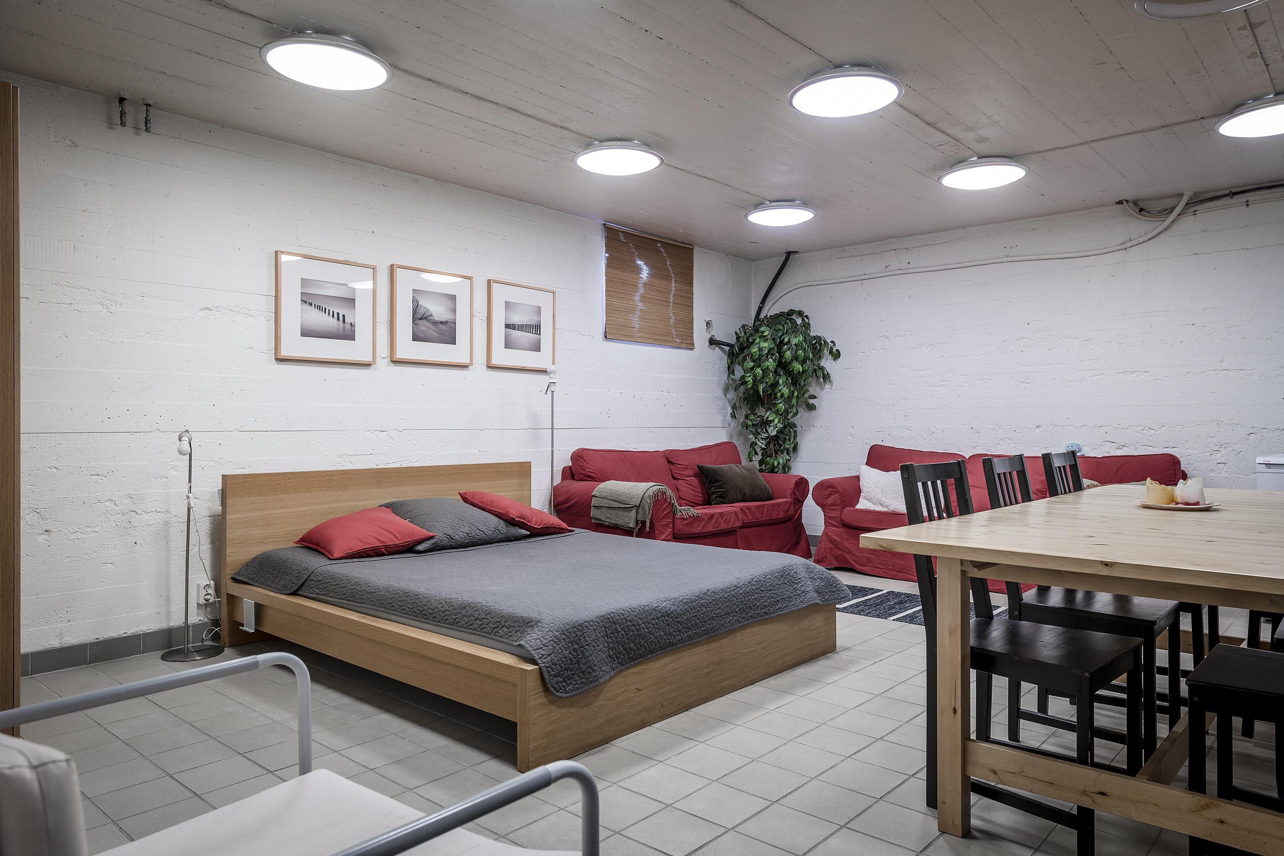 Övernattningsrummet i föreningen