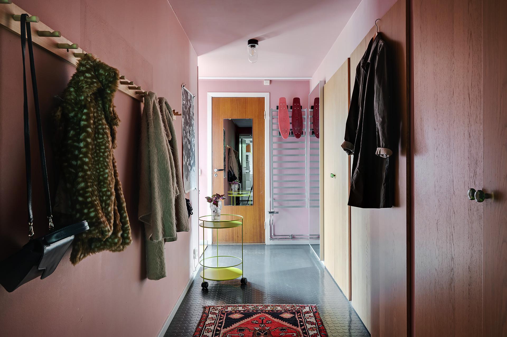 Hall med goda förvaringsmöjligheter