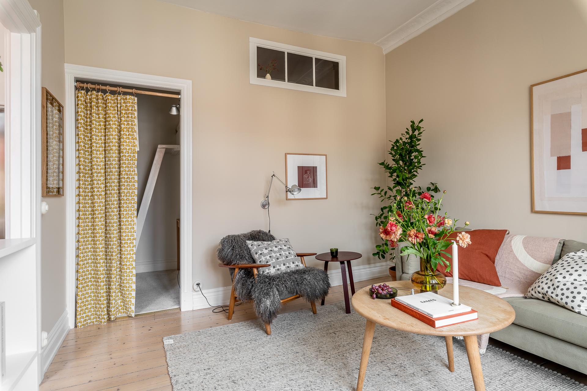 Smart avdelning med sovloft