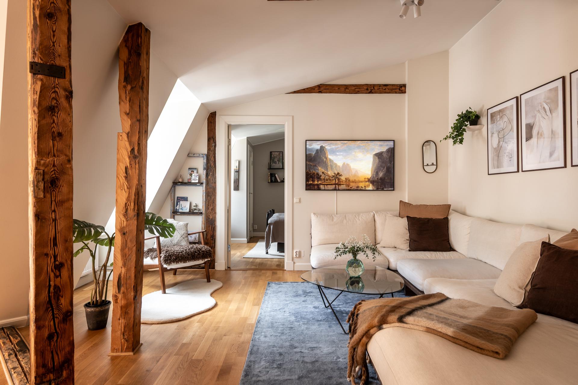 Karaktäristiska vinklar och takbjälkar