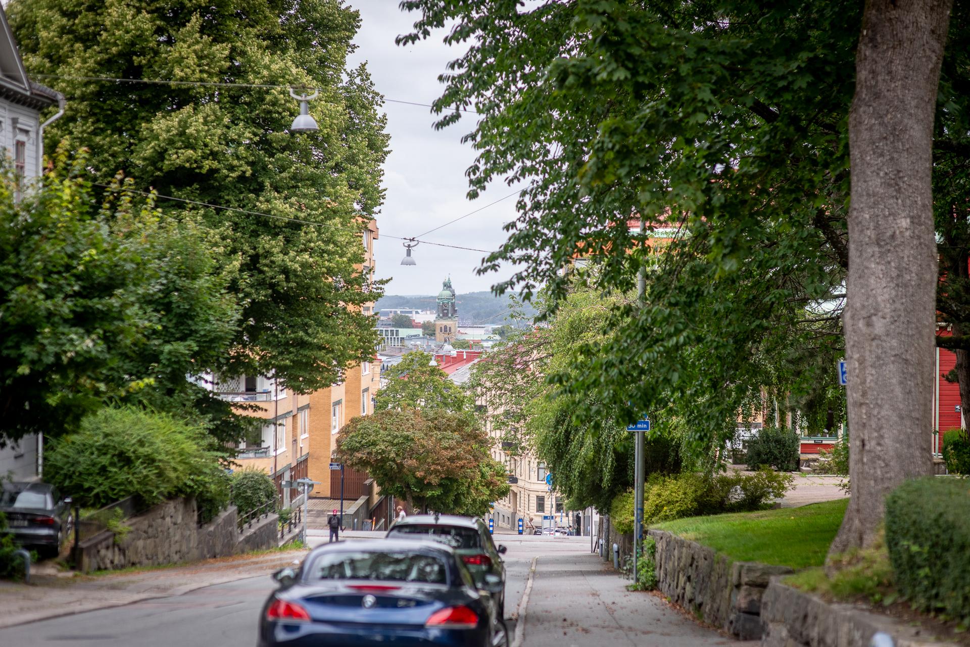 Högt och fritt läge i Vasastaden