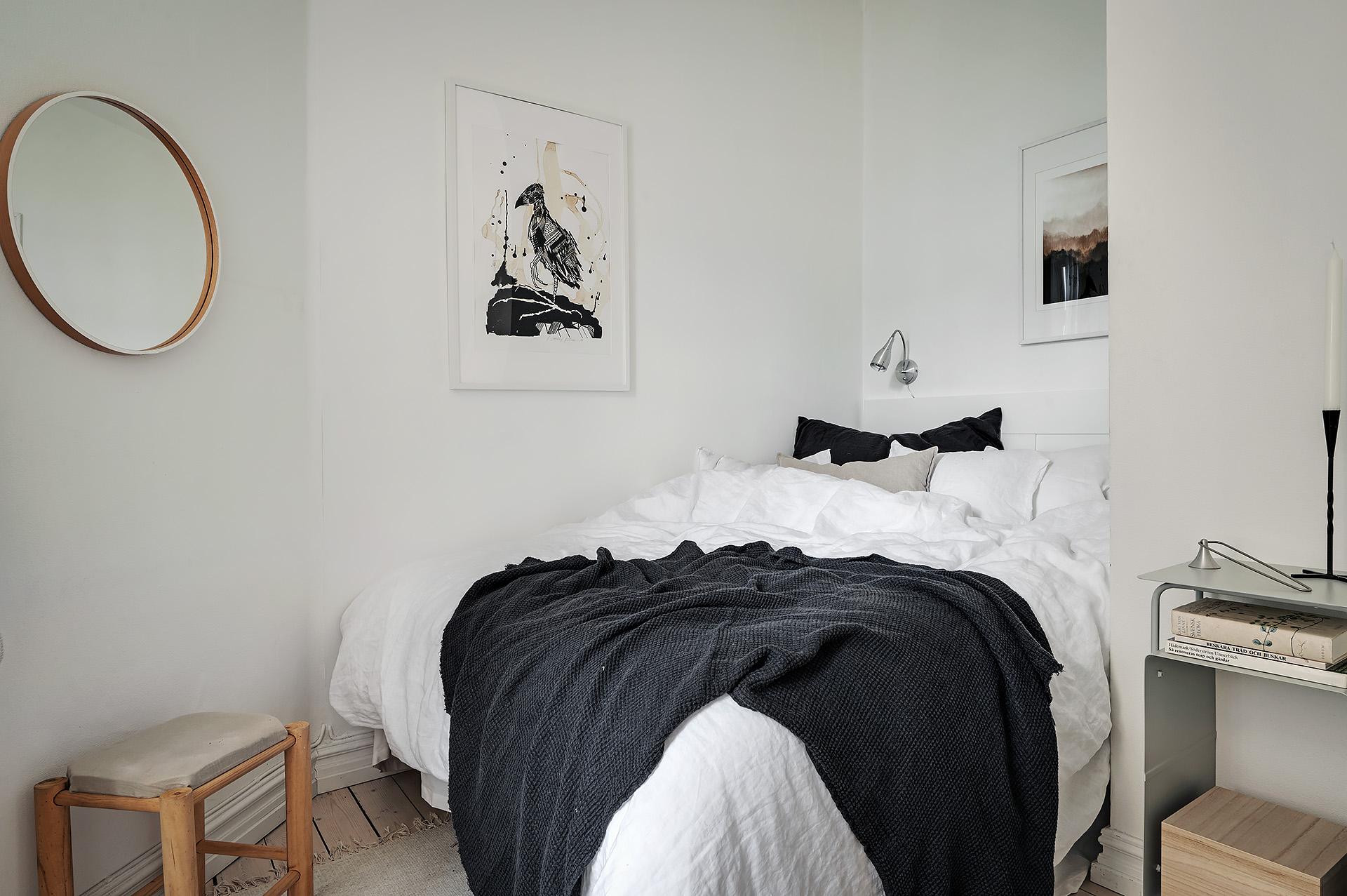 Intill köket finns ytterligare ett sovrum