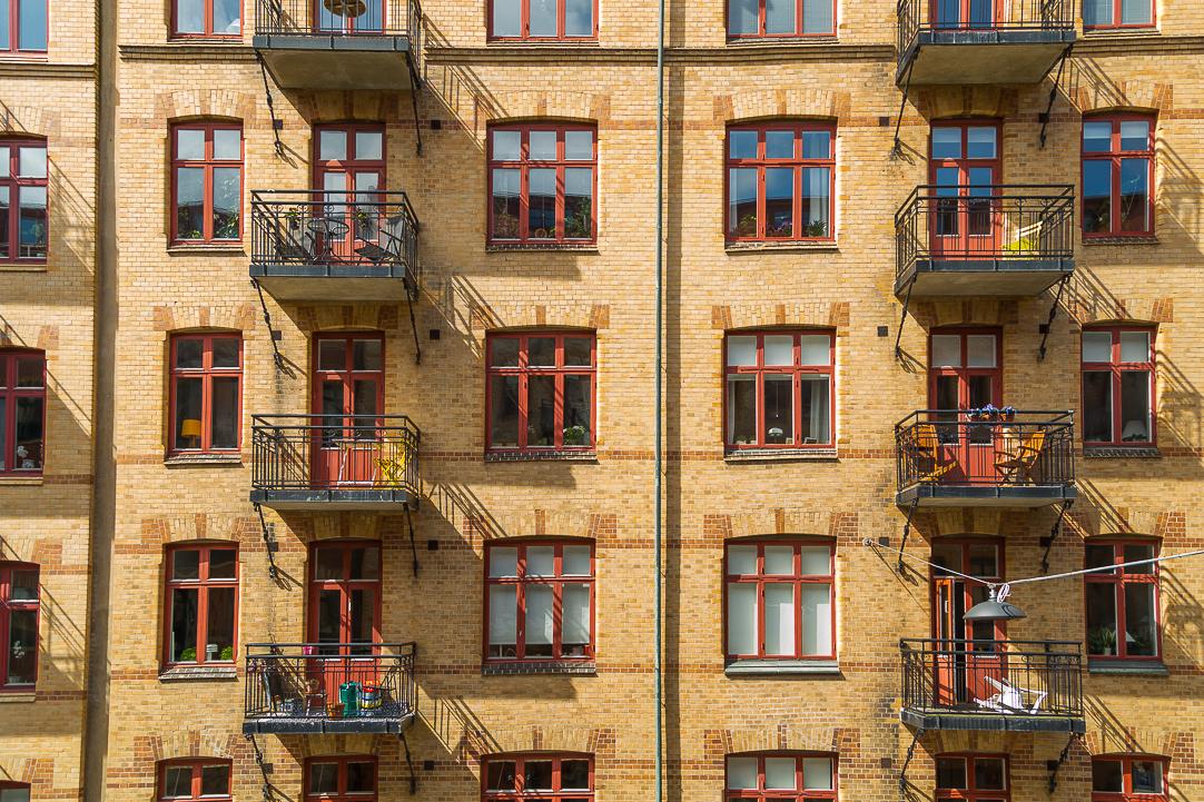 Balkongen till höger på våning tre