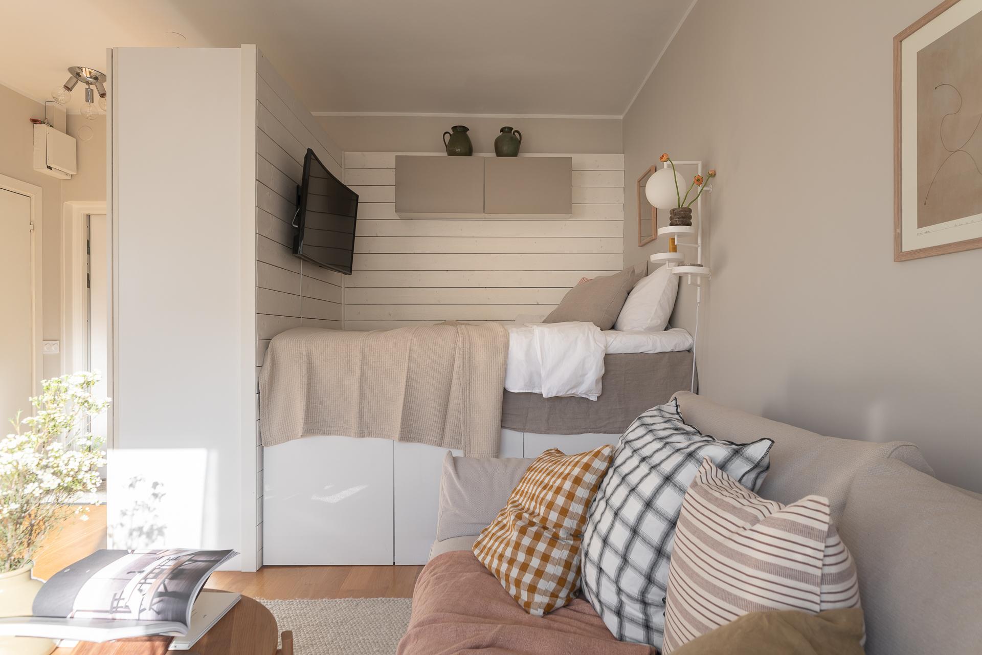 Praktisk förvaring under sängen